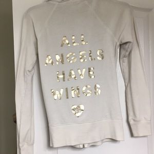 All angels have wings VS zip up hoodie